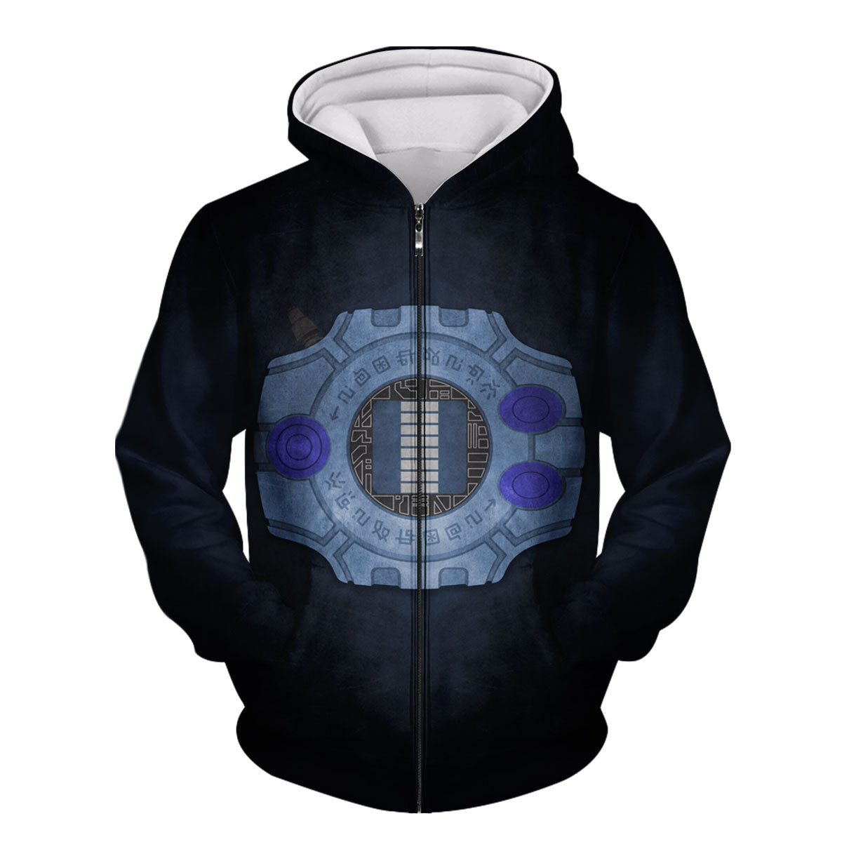 Digimon Adventure Digivice Device On Dark Background Anime Apparel