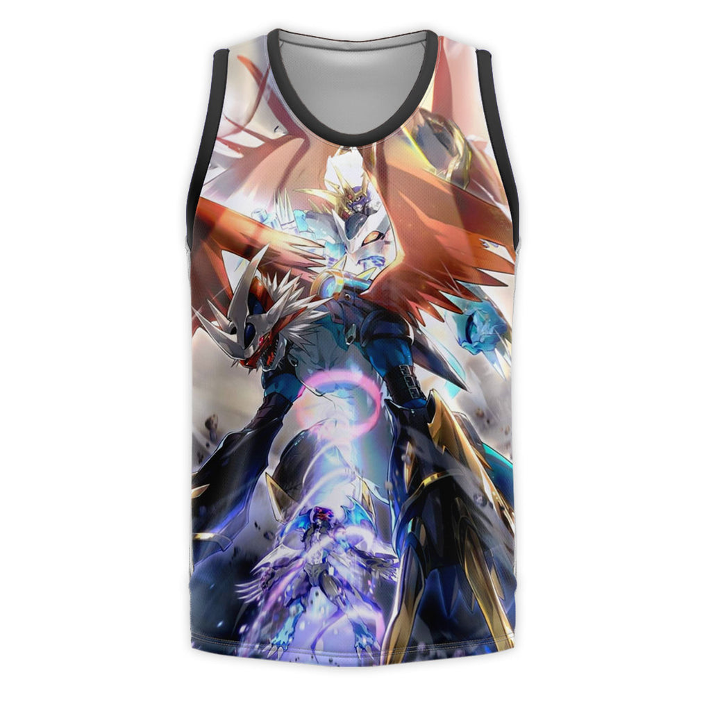 Digimon Adventure Dragon Emperor Emerging In Battle Flames Anime Apparel