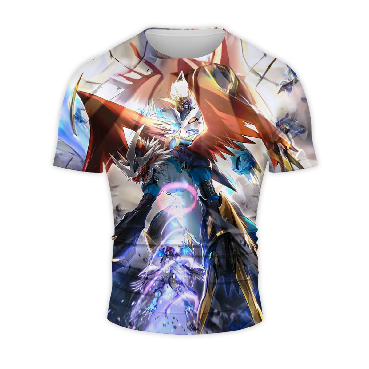 Digimon Adventure Dragon Emperor Emerging In Battle Flames Anime Apparel