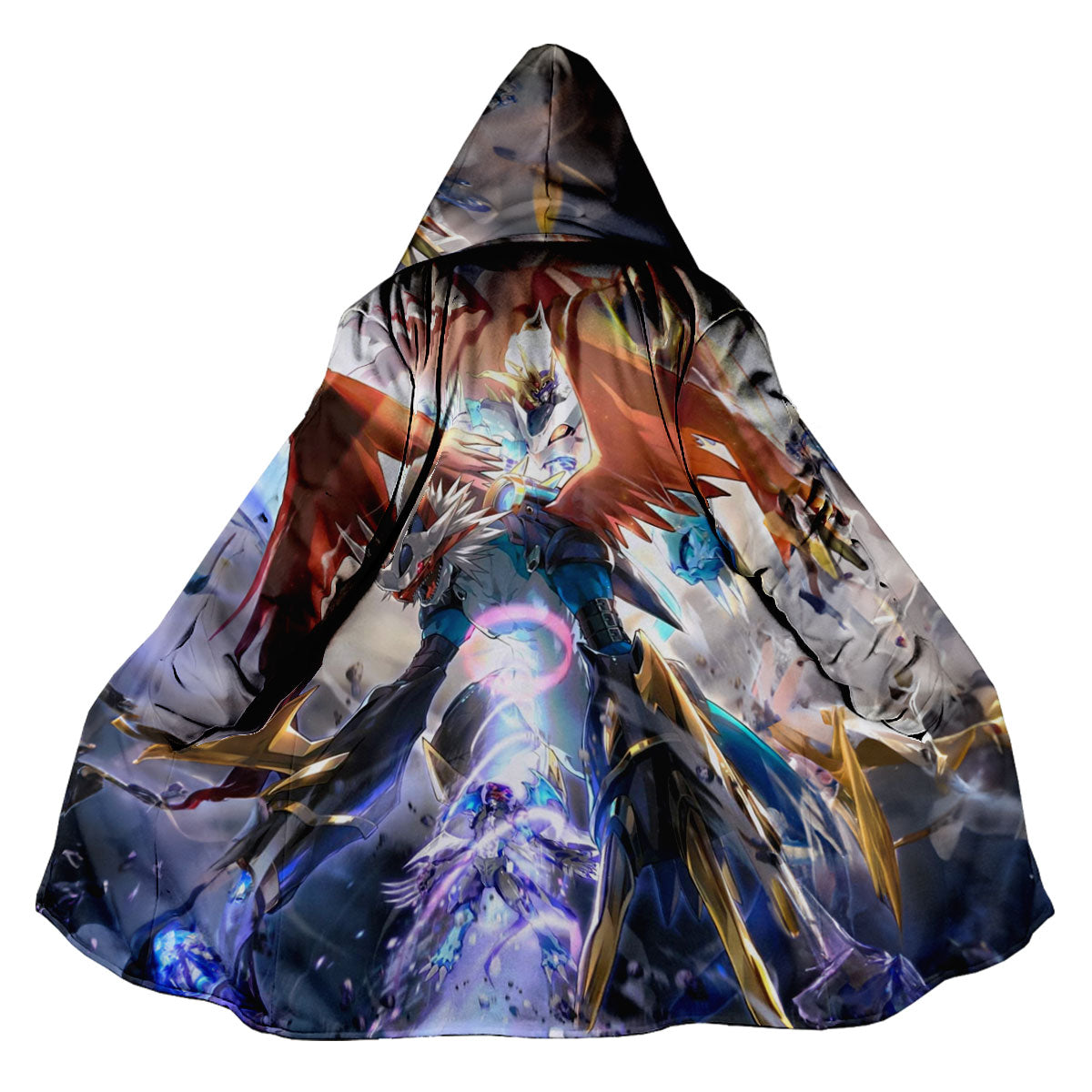 Digimon Adventure Dragon Emperor Emerging In Battle Flames Anime Apparel