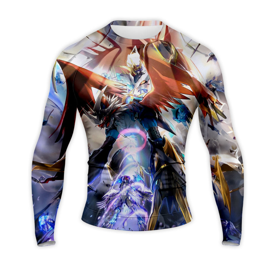 Digimon Adventure Dragon Emperor Emerging In Battle Flames Anime Apparel