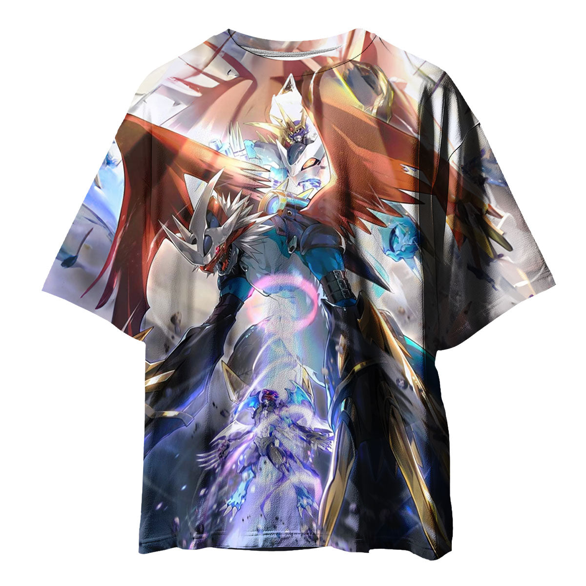 Digimon Adventure Dragon Emperor Emerging In Battle Flames Anime Apparel
