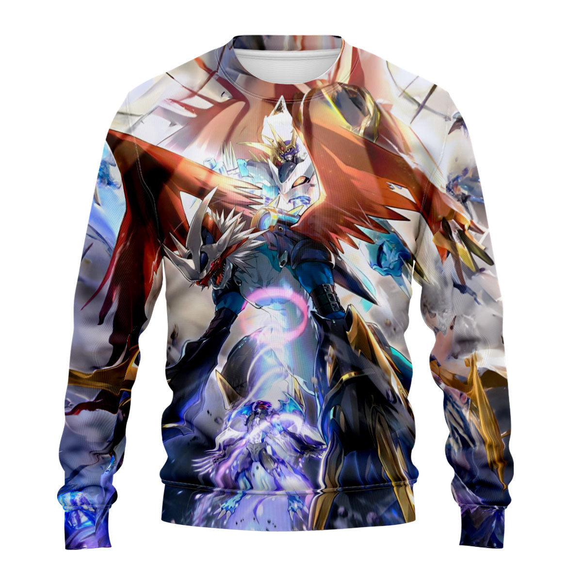 Digimon Adventure Dragon Emperor Emerging In Battle Flames Anime Apparel