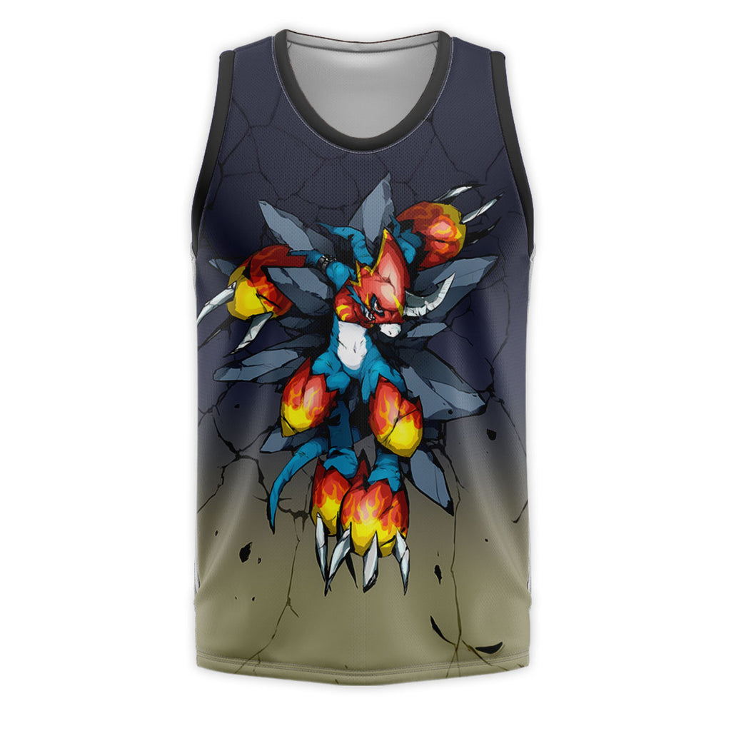 Digimon Adventure Fladramon With Blazing Fiery Claws Anime Apparel