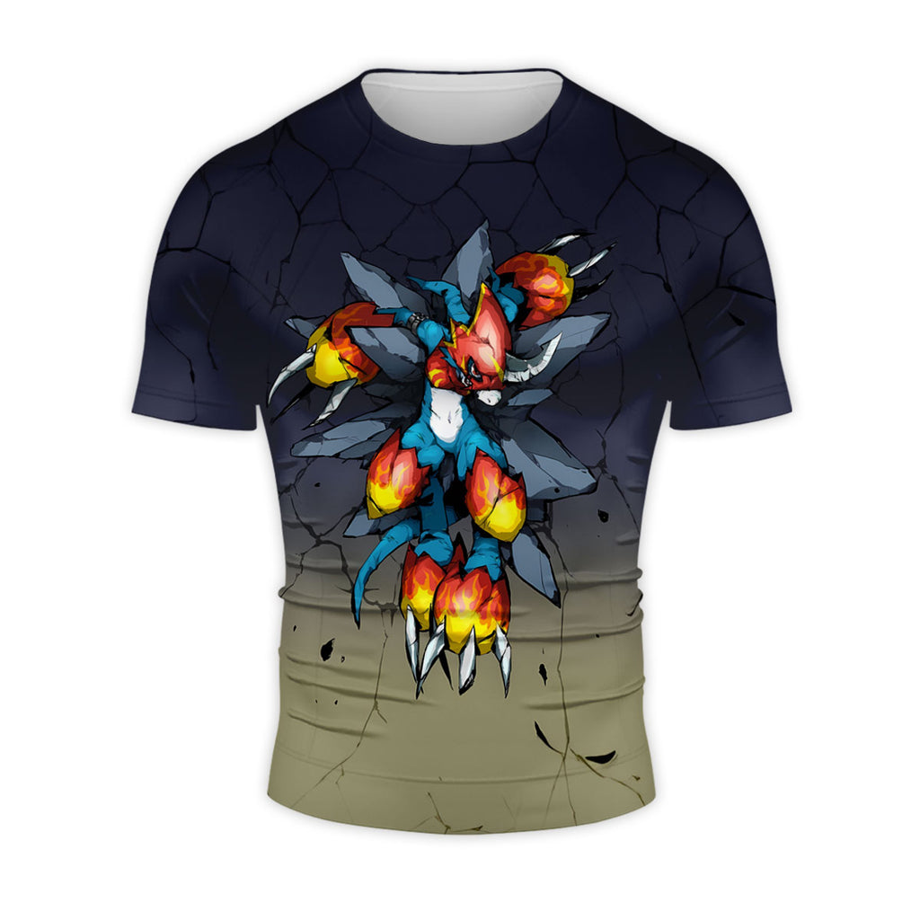 Digimon Adventure Fladramon With Blazing Fiery Claws Anime Apparel