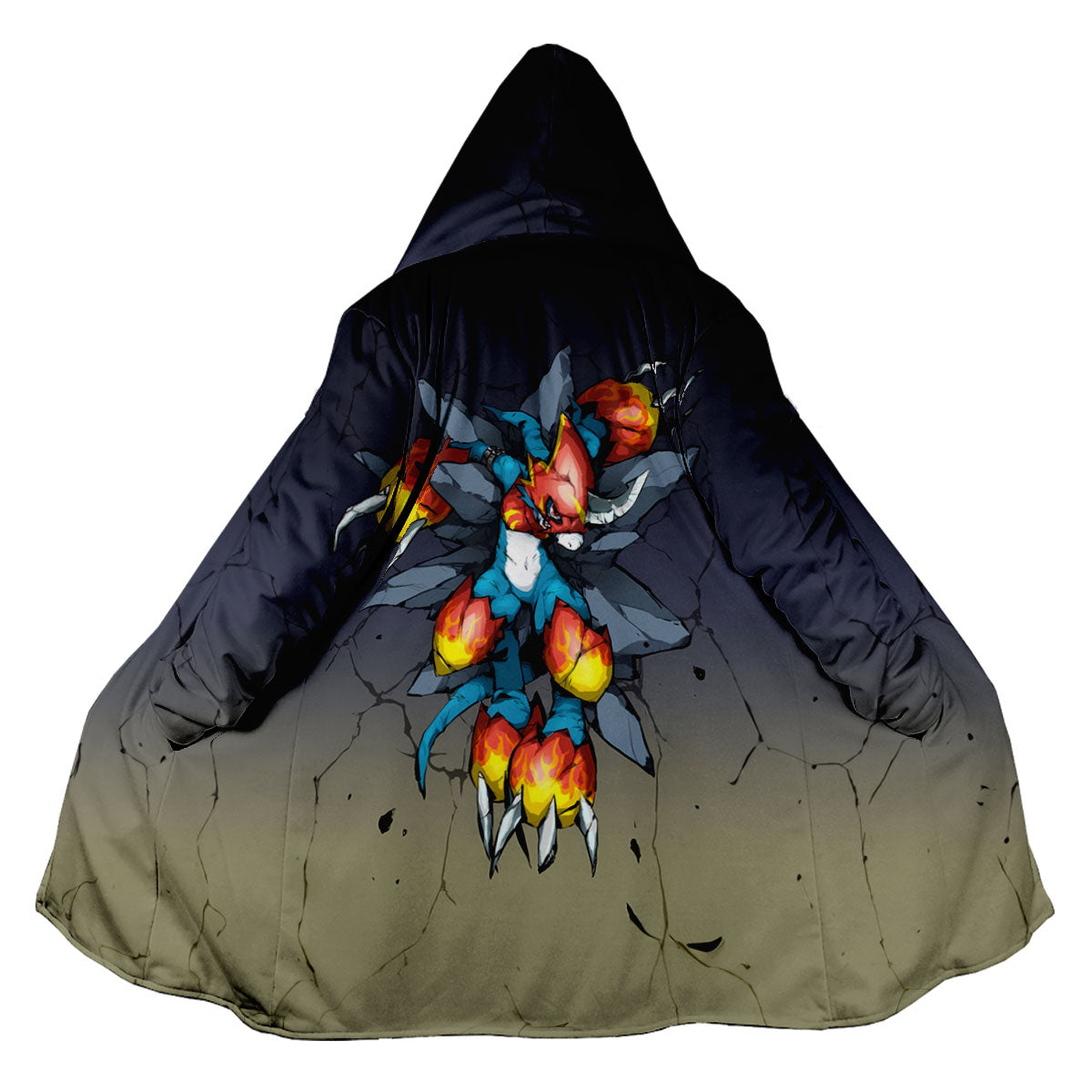 Digimon Adventure Fladramon With Blazing Fiery Claws Anime Apparel