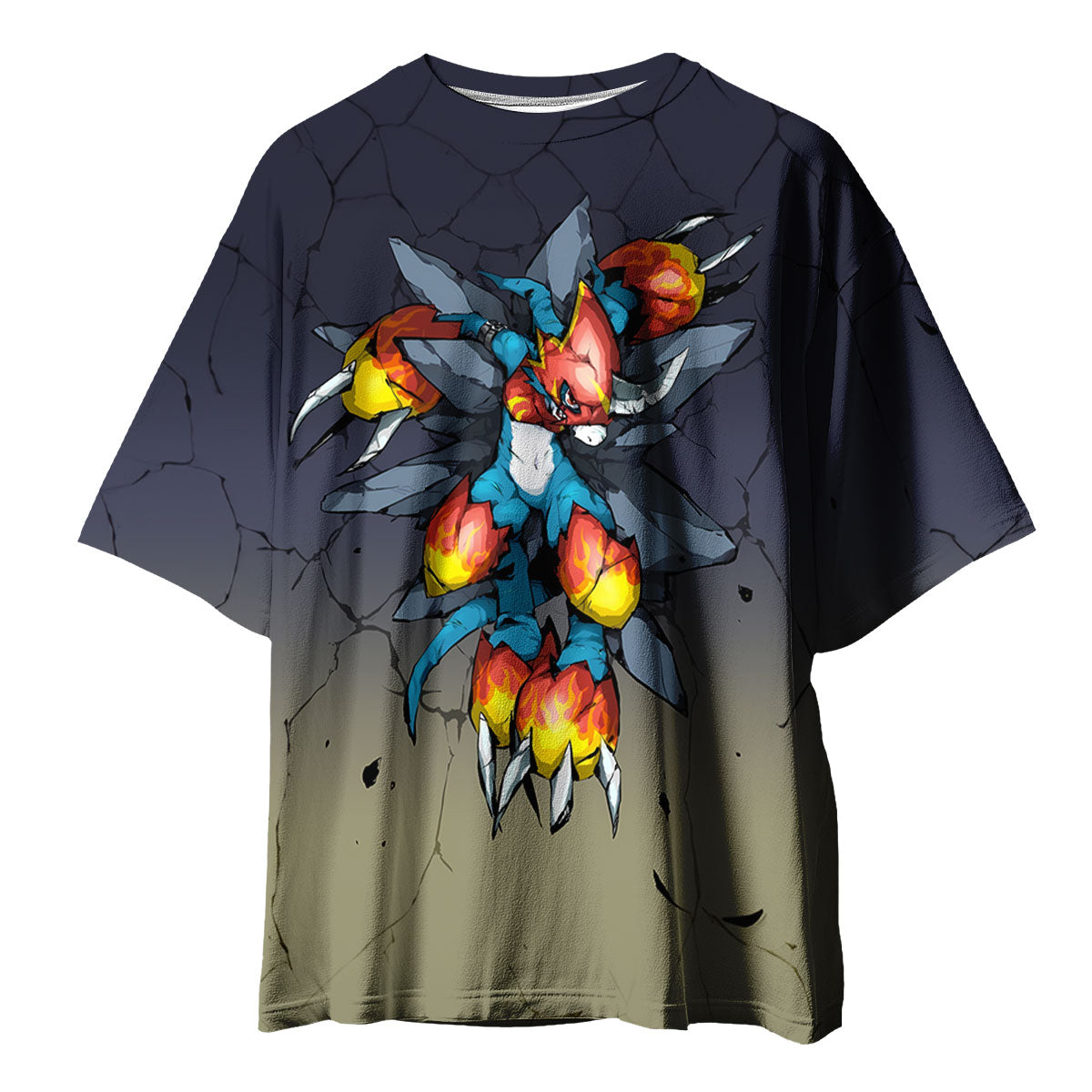 Digimon Adventure Fladramon With Blazing Fiery Claws Anime Apparel