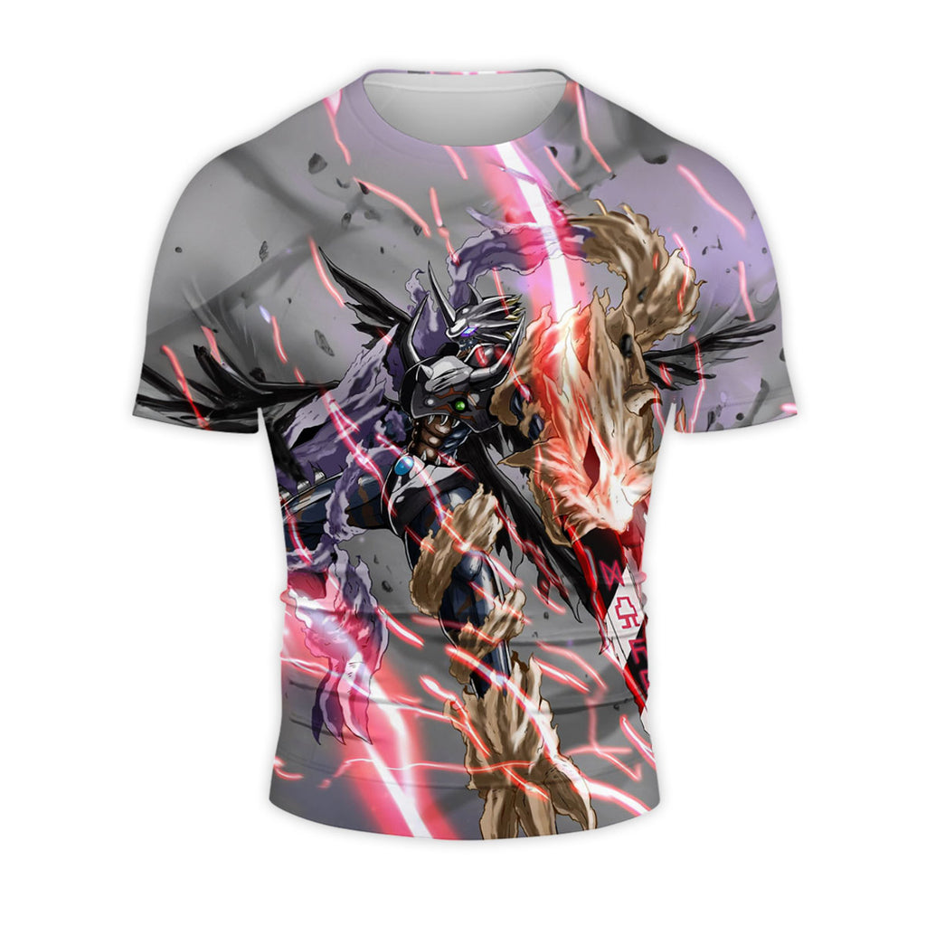 Digimon Adventure Fusion Pink Digimon In Battle Anime Apparel