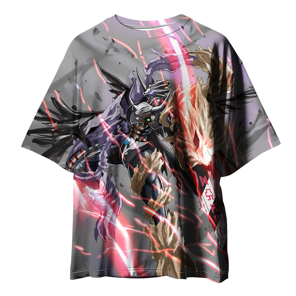 Digimon Adventure Fusion Pink Digimon In Battle Anime Apparel