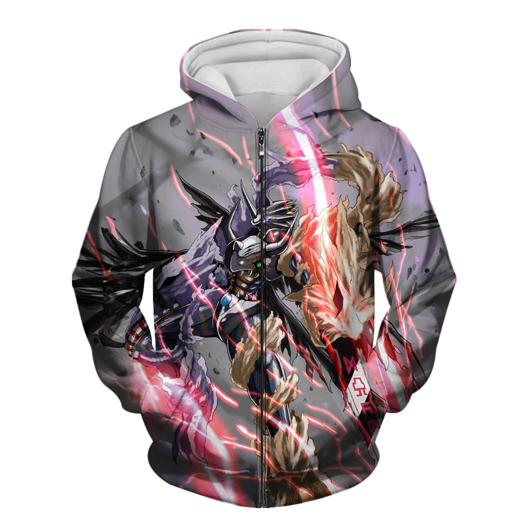 Digimon Adventure Fusion Pink Digimon In Battle Anime Apparel