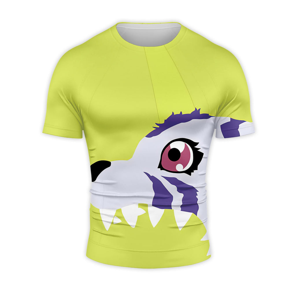Digimon Adventure Gabumon Green Data Creature Anime Apparel