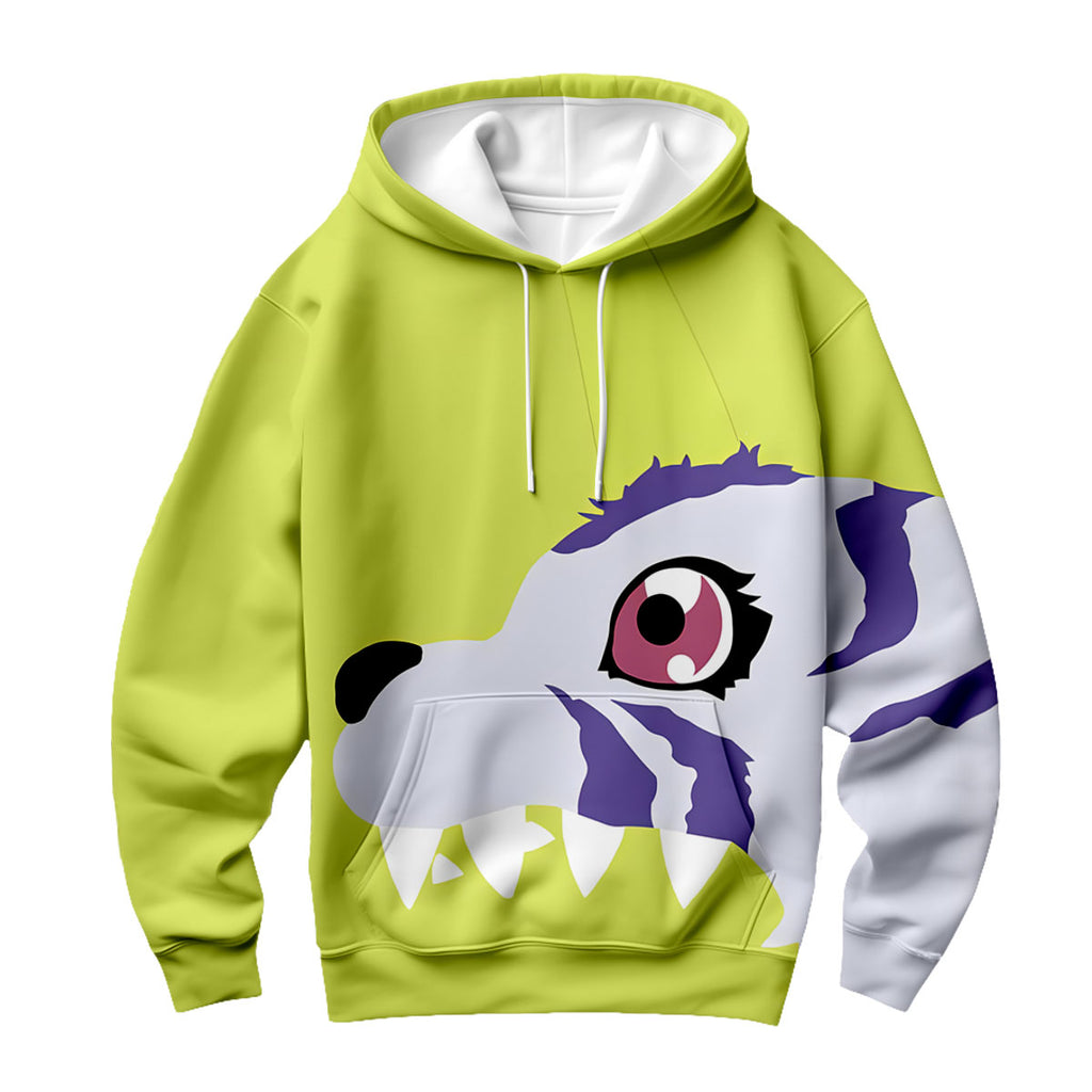Digimon Adventure Gabumon Green Data Creature Anime Apparel