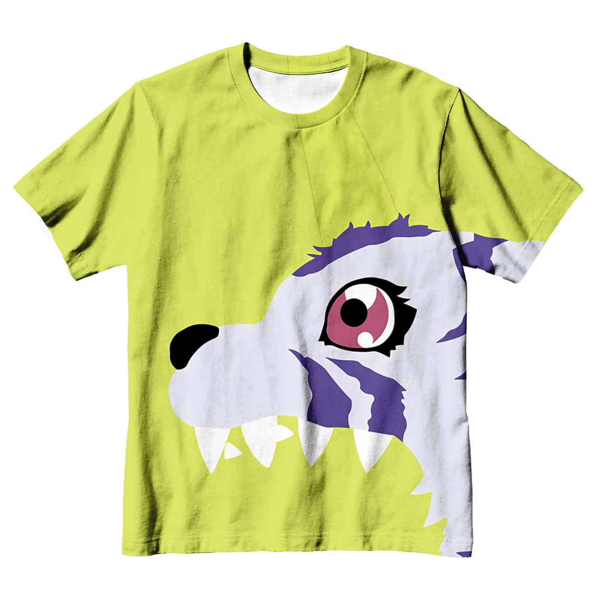Digimon Adventure Gabumon Green Data Creature Anime Apparel