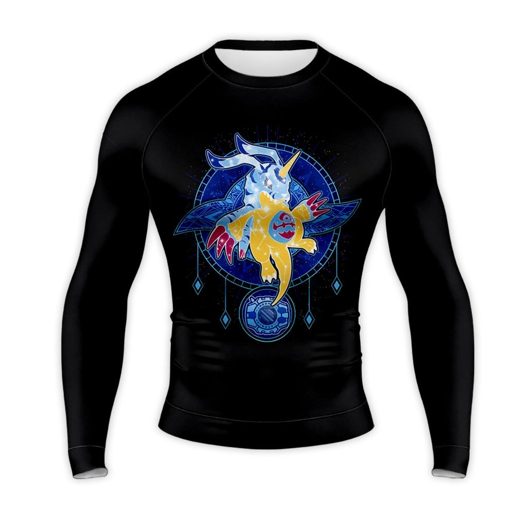 Digimon Adventure Gabumon Surrounded By Blue Energy Circle Anime Apparel