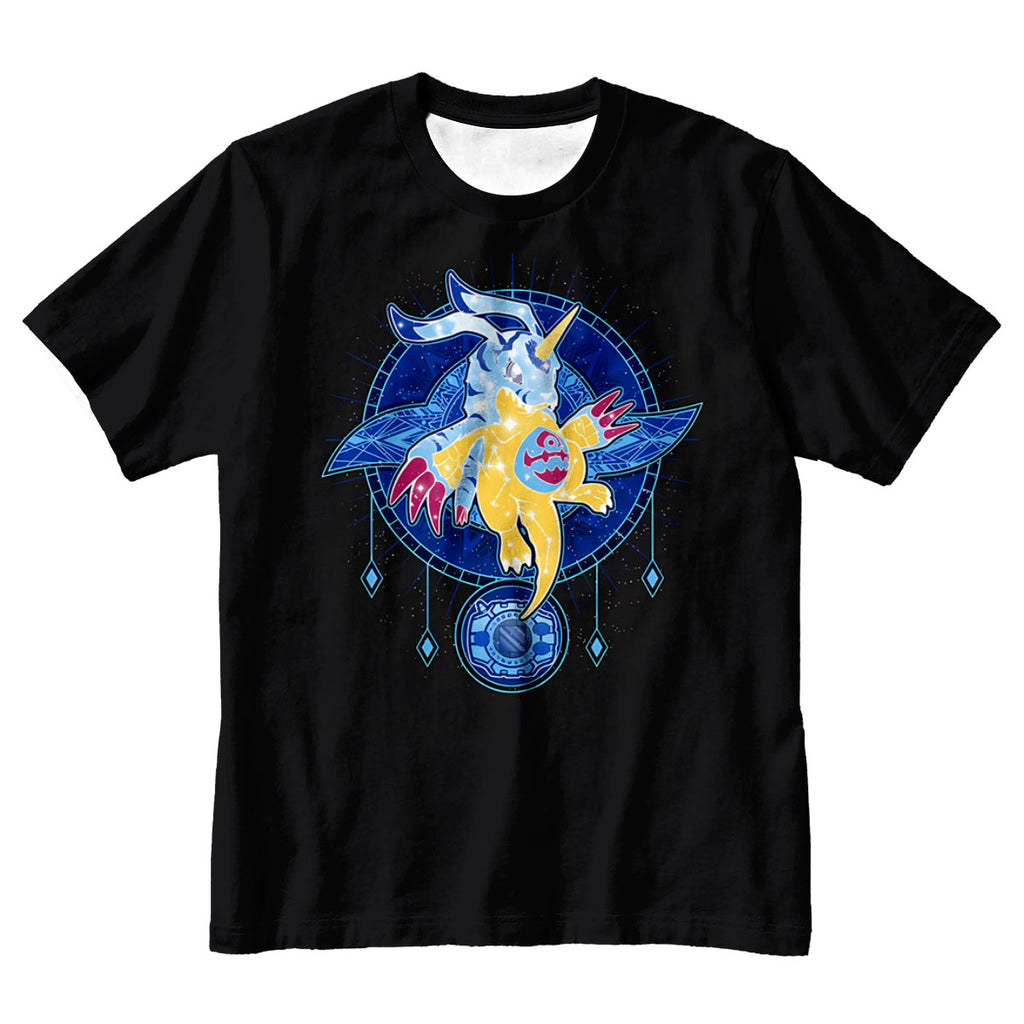 Digimon Adventure Gabumon Surrounded By Blue Energy Circle Anime Apparel