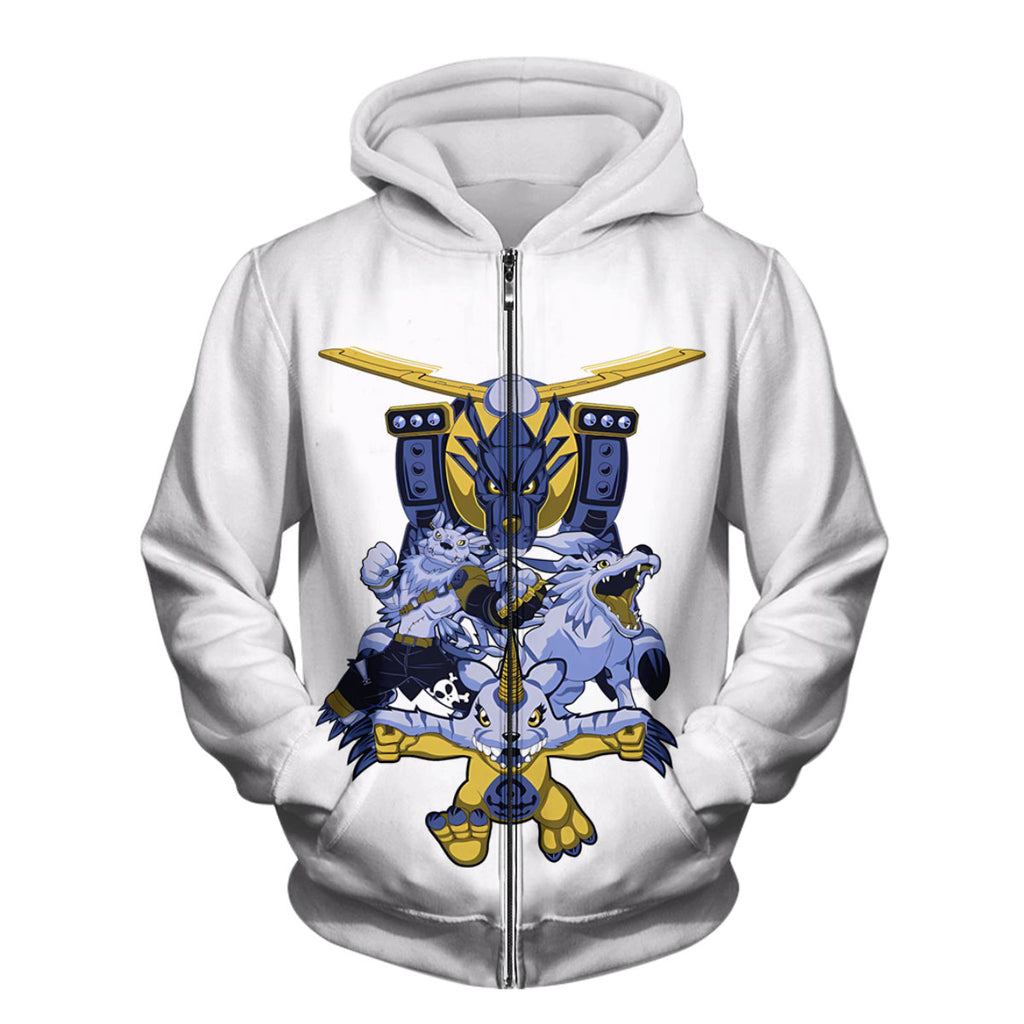 Digimon Adventure Gabumon White Evolution Squad Anime Apparel