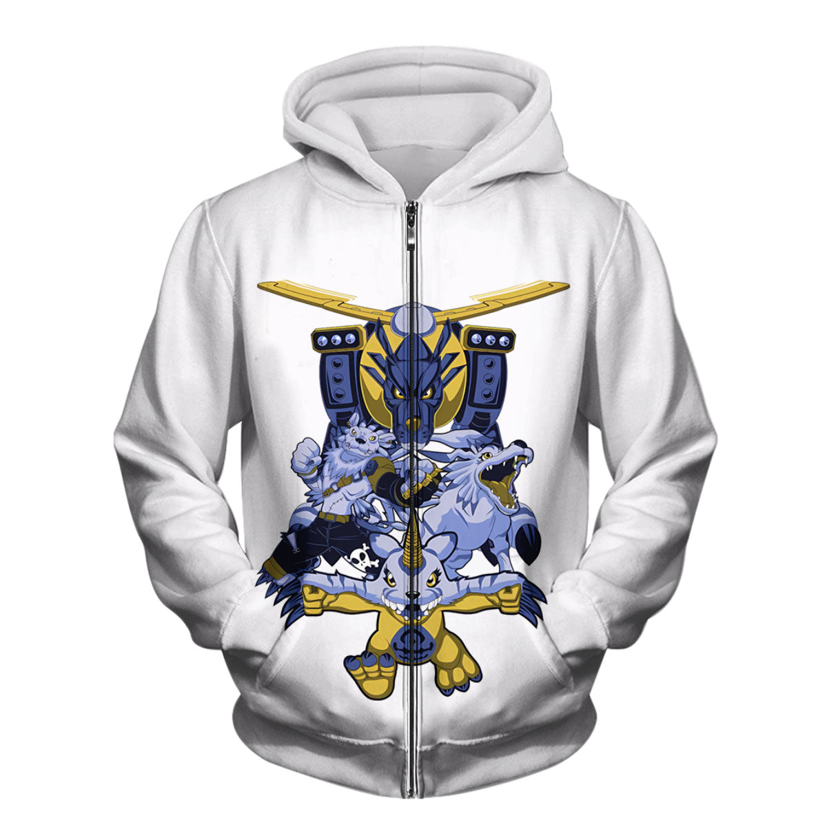 Digimon Adventure Gabumon White Evolution Squad Anime Apparel