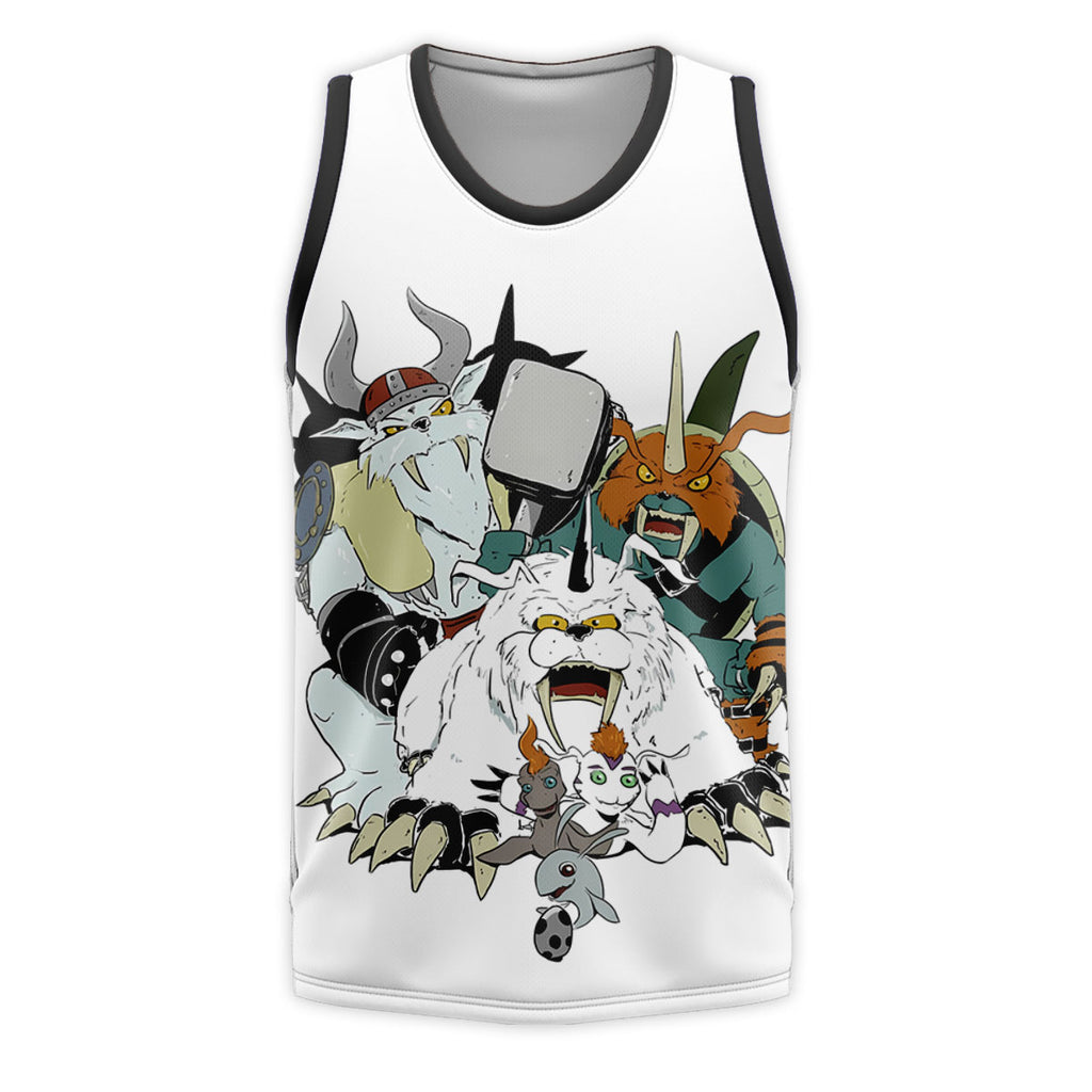 Digimon Adventure Gomamon Evolution Squad White Anime Apparel