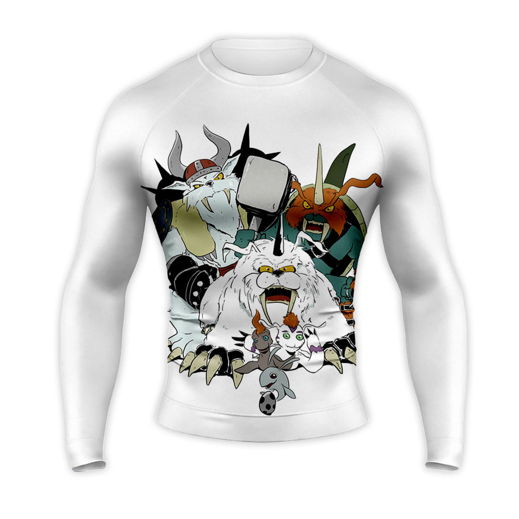 Digimon Adventure Gomamon Evolution Squad White Anime Apparel