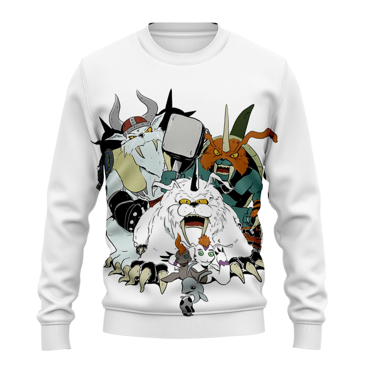 Digimon Adventure Gomamon Evolution Squad White Anime Apparel