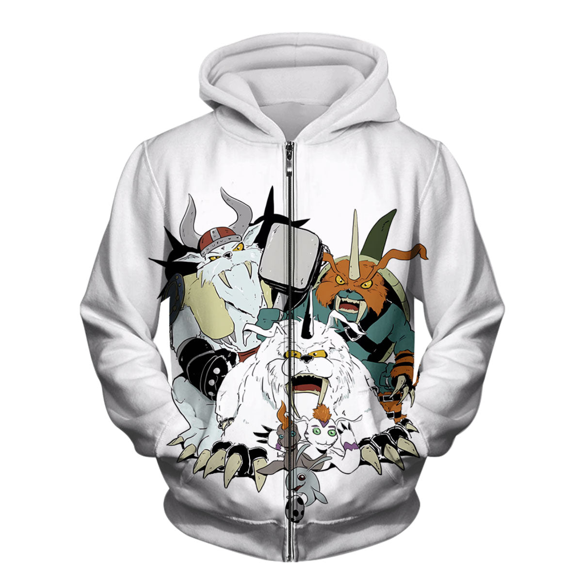 Digimon Adventure Gomamon Evolution Squad White Anime Apparel