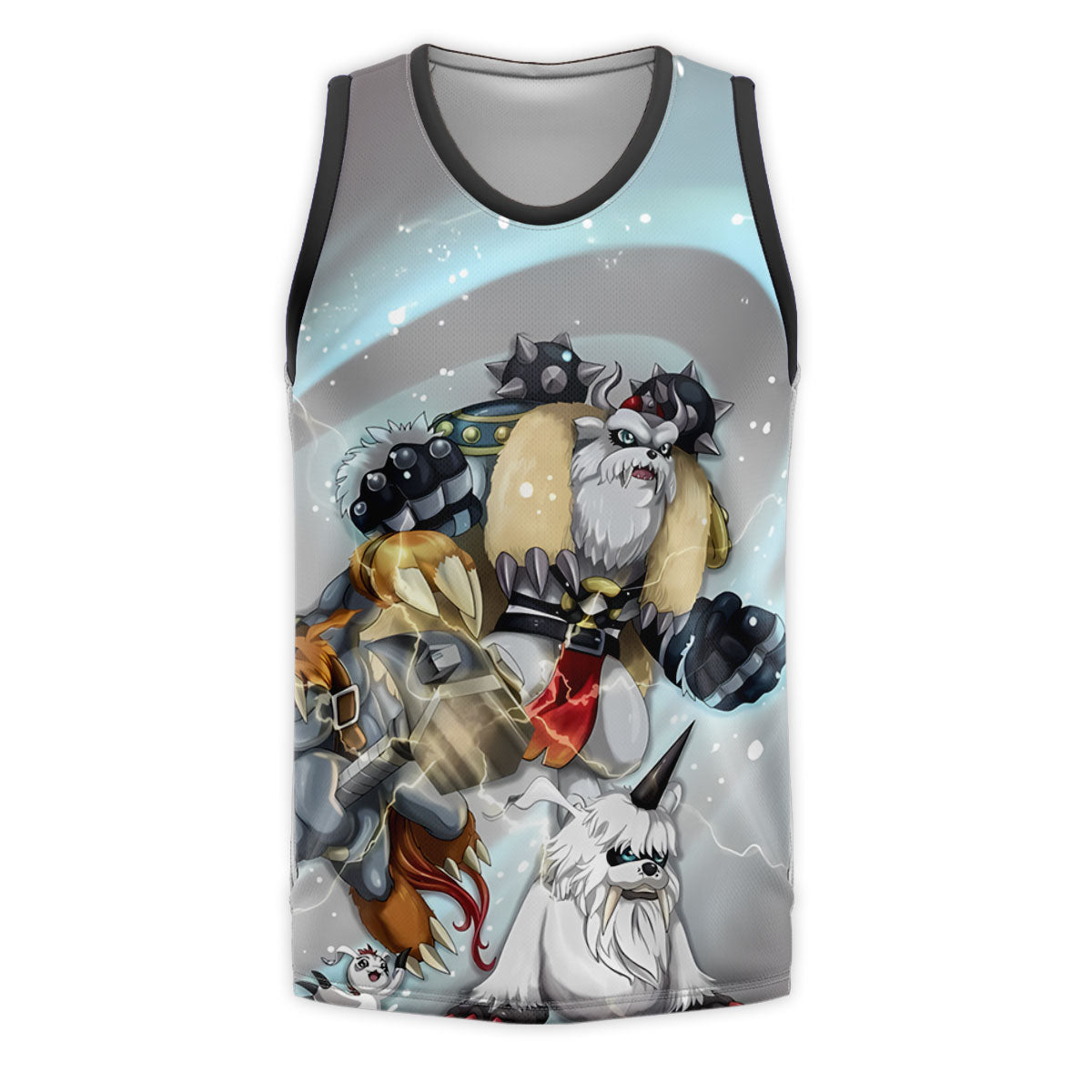 Digimon Adventure Gomamon With Blue Evolved Form Standing Anime Apparel