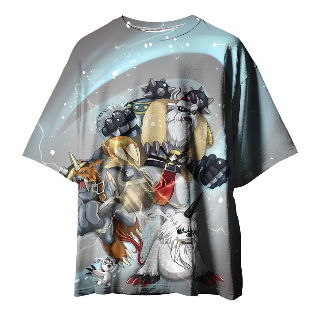 Digimon Adventure Gomamon With Blue Evolved Form Standing Anime Apparel