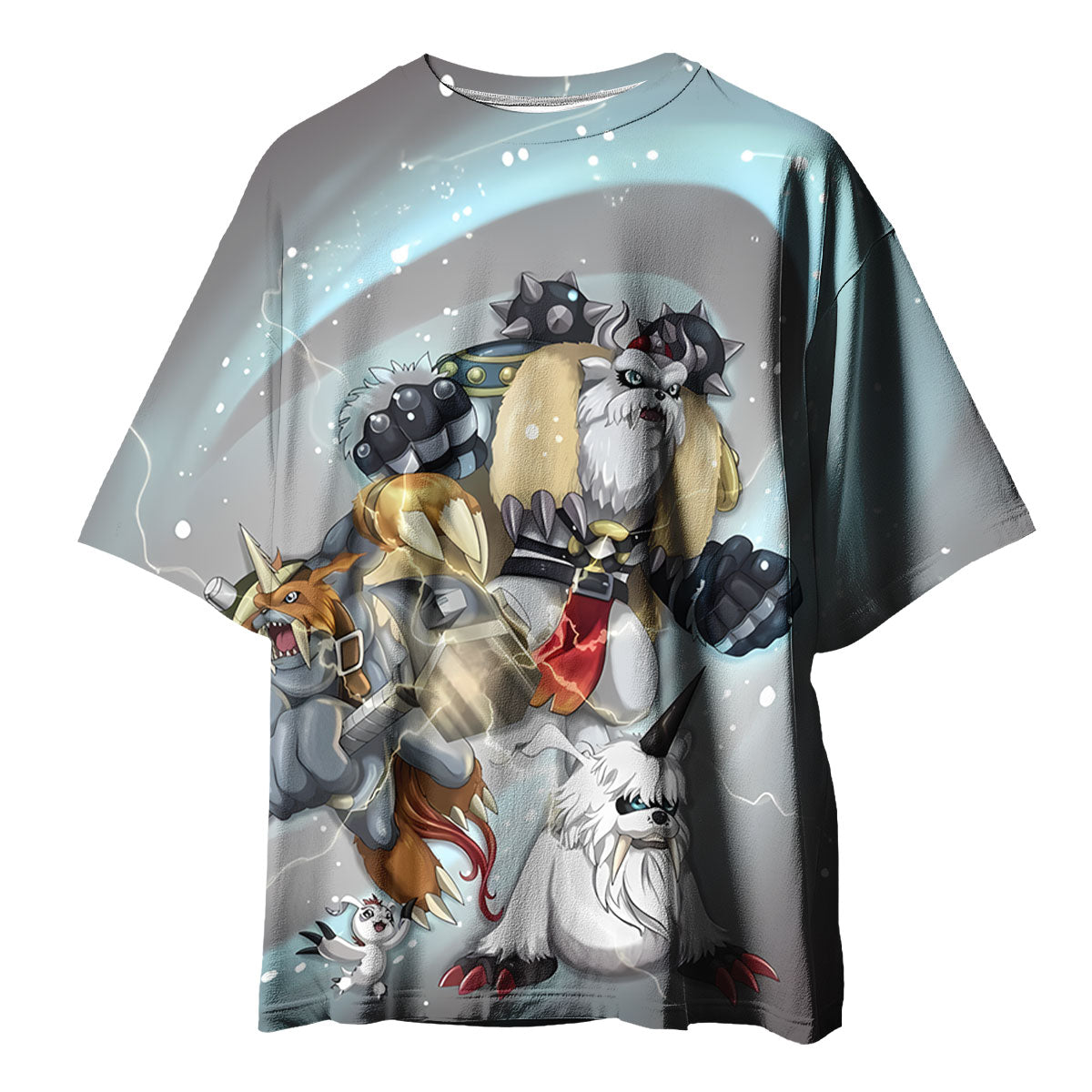 Digimon Adventure Gomamon With Blue Evolved Form Standing Anime Apparel