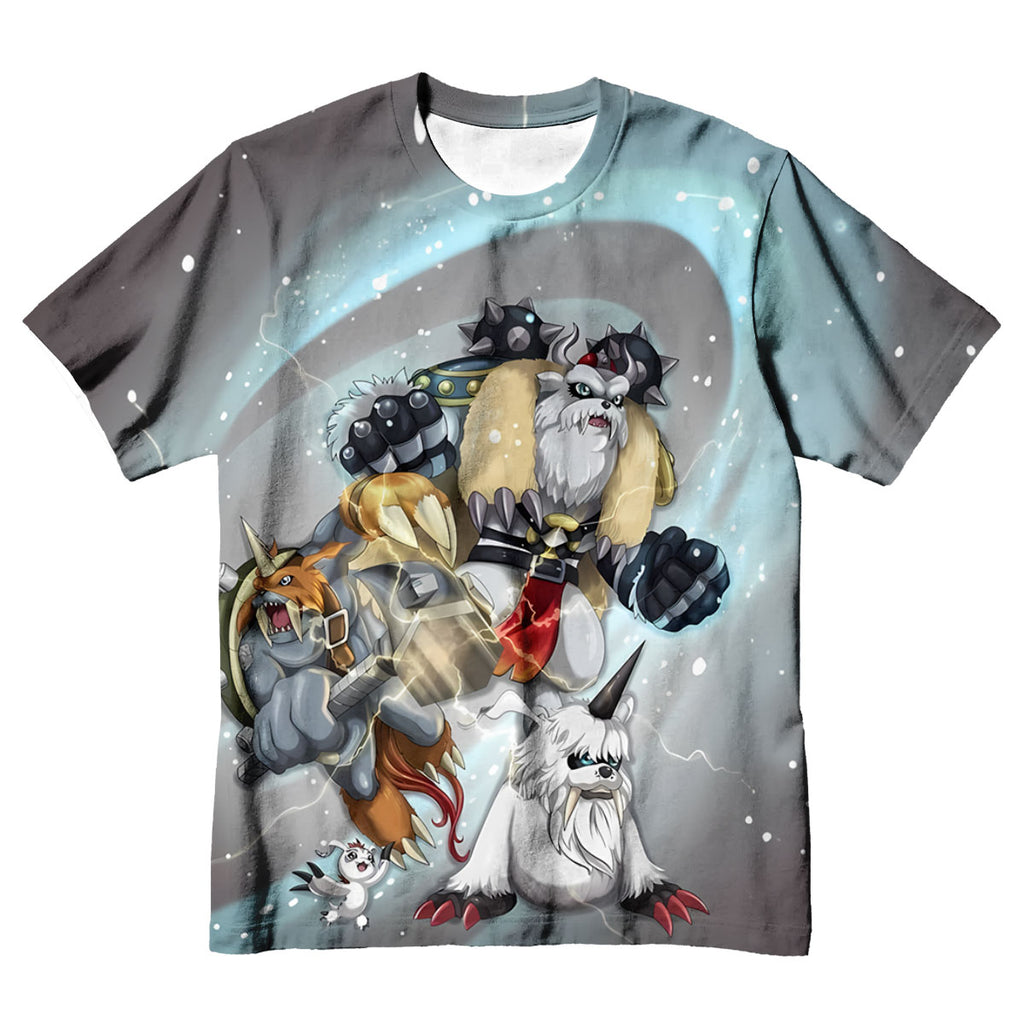Digimon Adventure Gomamon With Blue Evolved Form Standing Anime Apparel