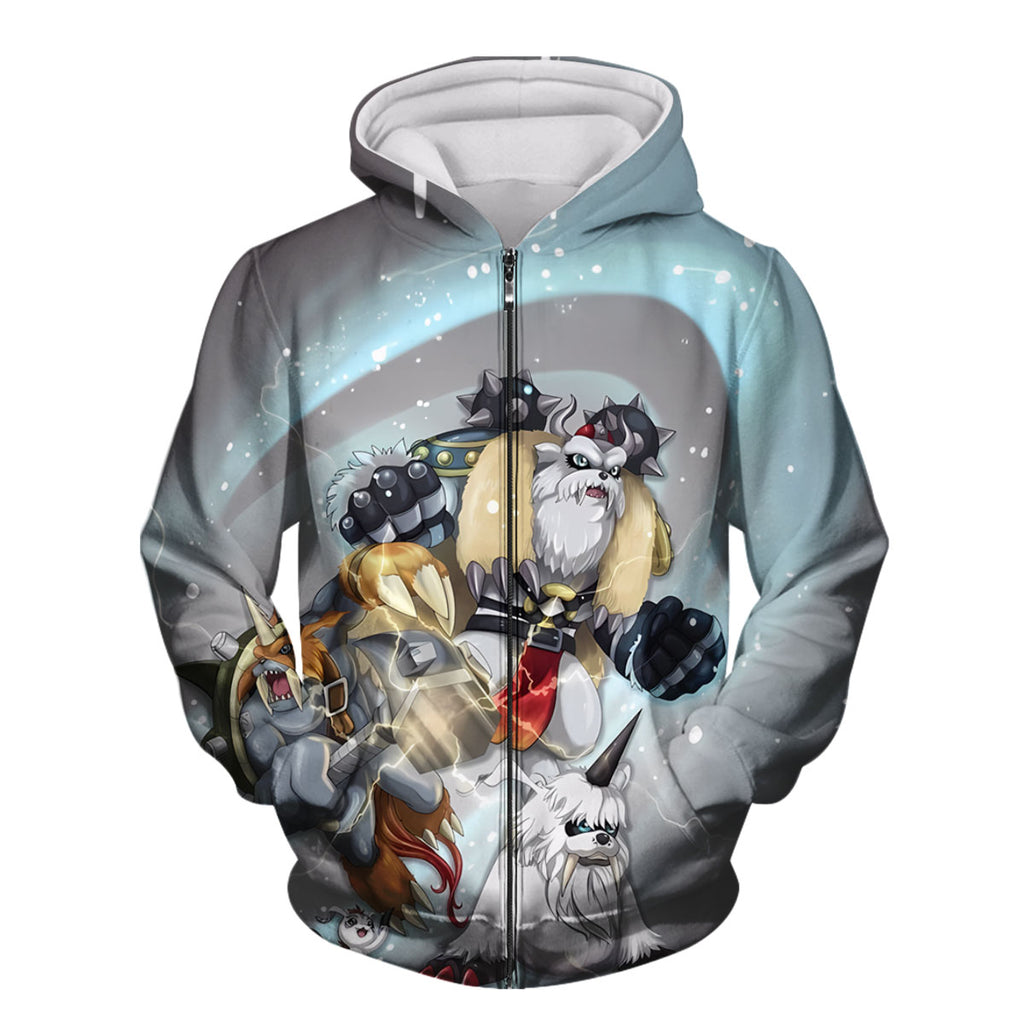 Digimon Adventure Gomamon With Blue Evolved Form Standing Anime Apparel