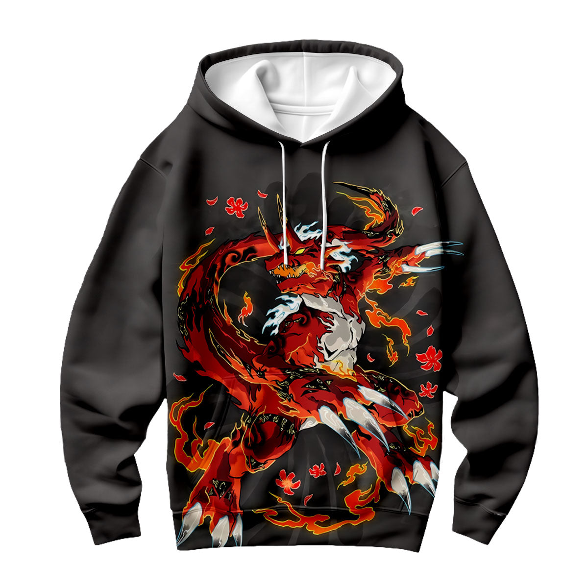 Digimon Adventure Growmon Engulfed In Flames Anime Apparel