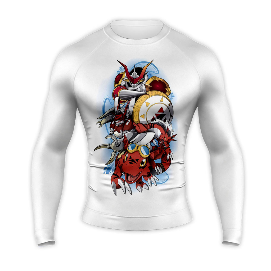 Digimon Adventure Guilmon Blue Evolution Line Anime Apparel