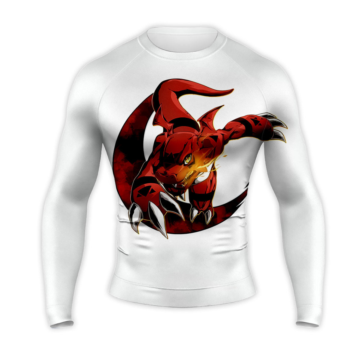 Digimon Adventure Guilmon Charging Red Energy Anime Apparel