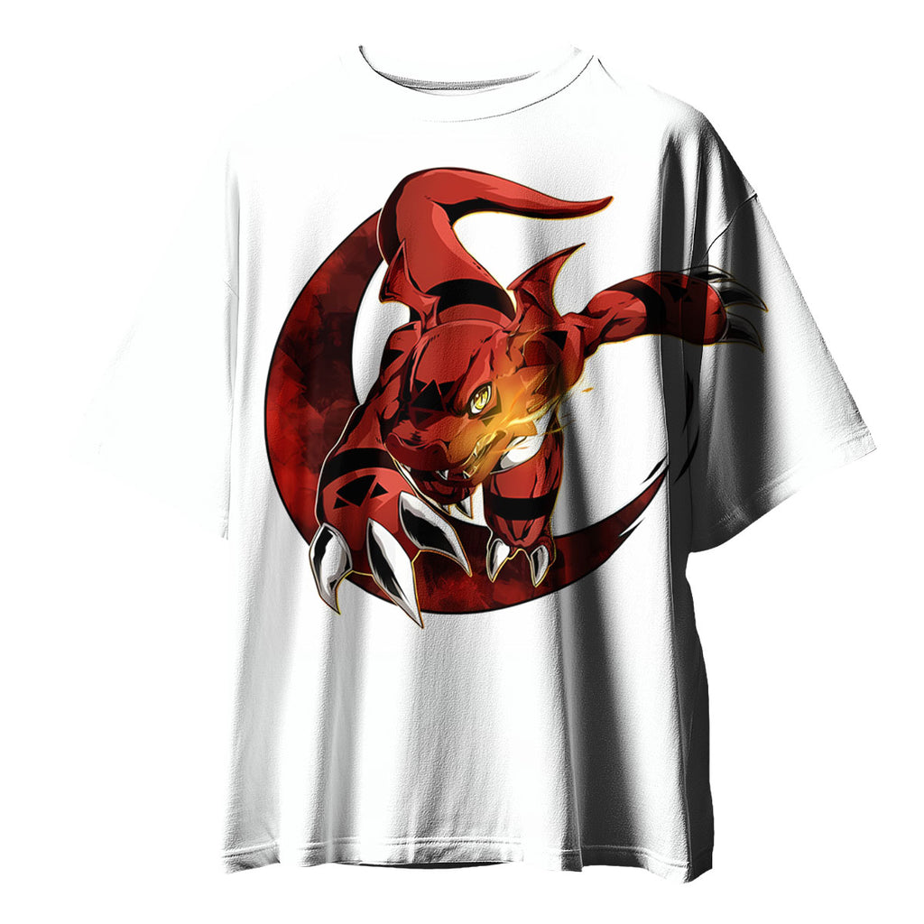Digimon Adventure Guilmon Charging Red Energy Anime Apparel