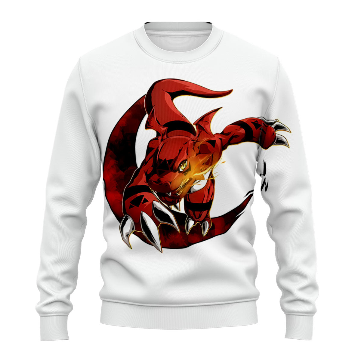 Digimon Adventure Guilmon Charging Red Energy Anime Apparel