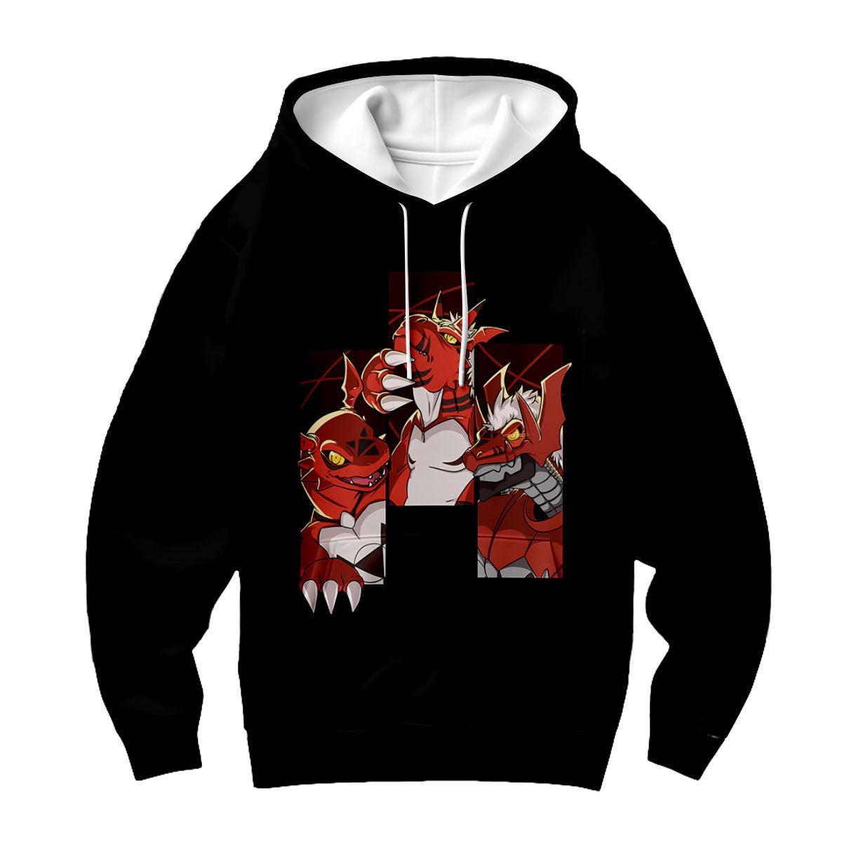 Digimon Adventure Guilmon Fierce Battle Illustration Anime Apparel