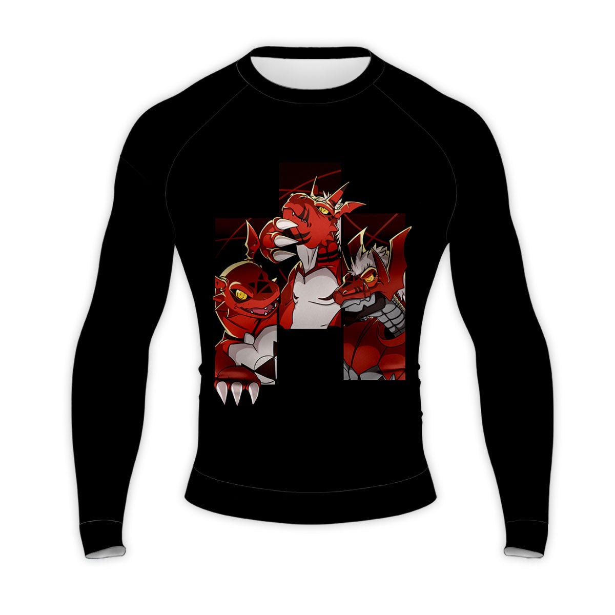 Digimon Adventure Guilmon Fierce Battle Illustration Anime Apparel