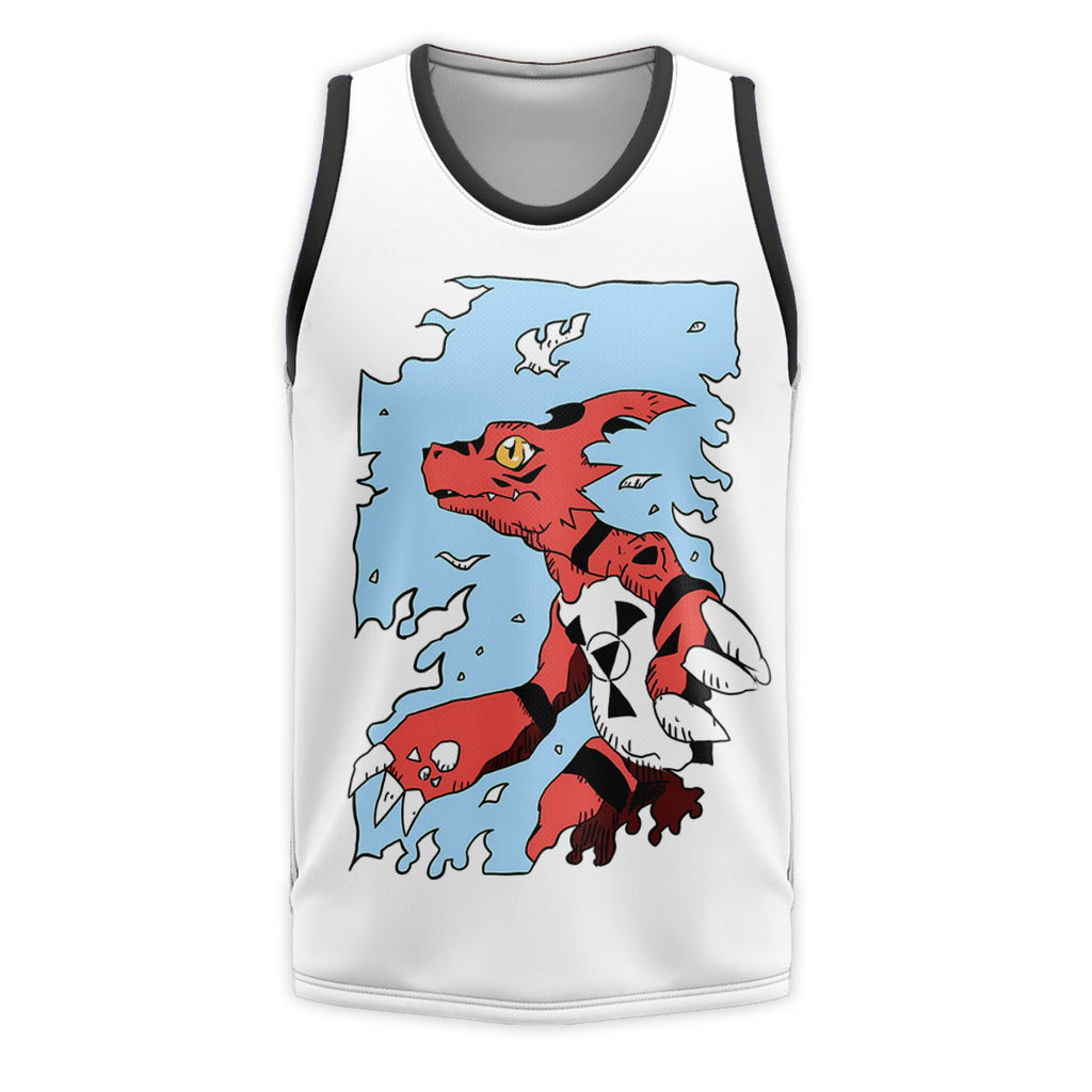 Digimon Adventure Guilmon Red And Black Dragon Anime Apparel