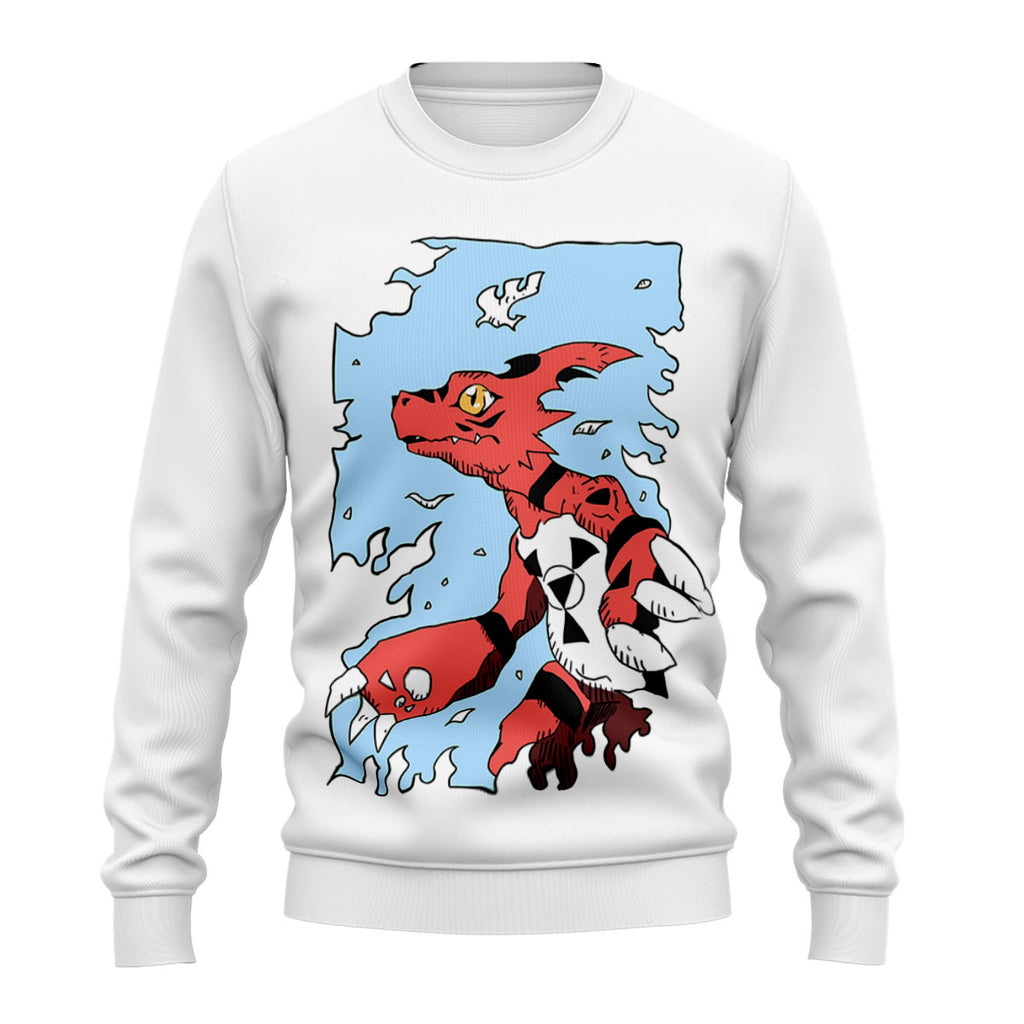 Digimon Adventure Guilmon Red And Black Dragon Anime Apparel