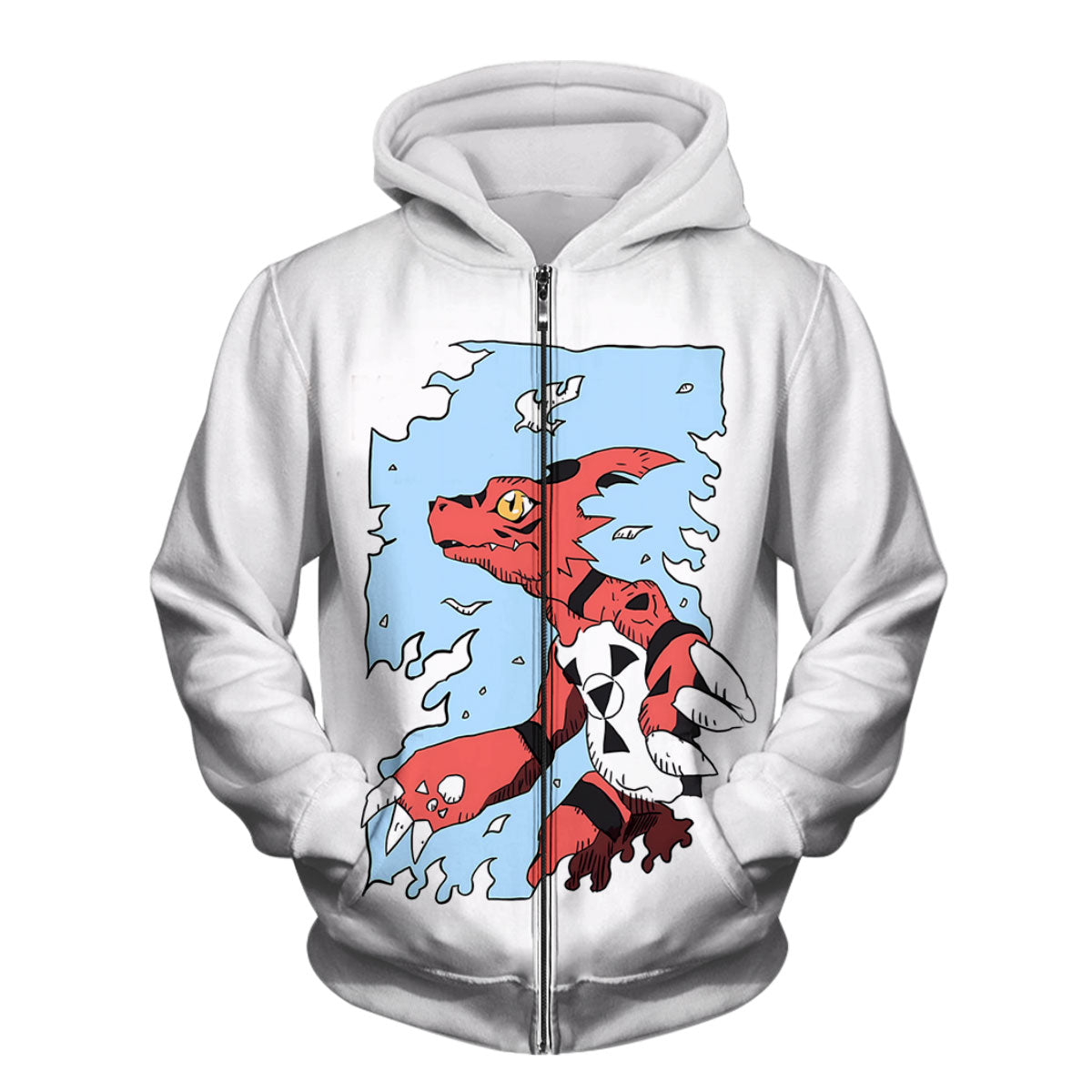 Digimon Adventure Guilmon Red And Black Dragon Anime Apparel