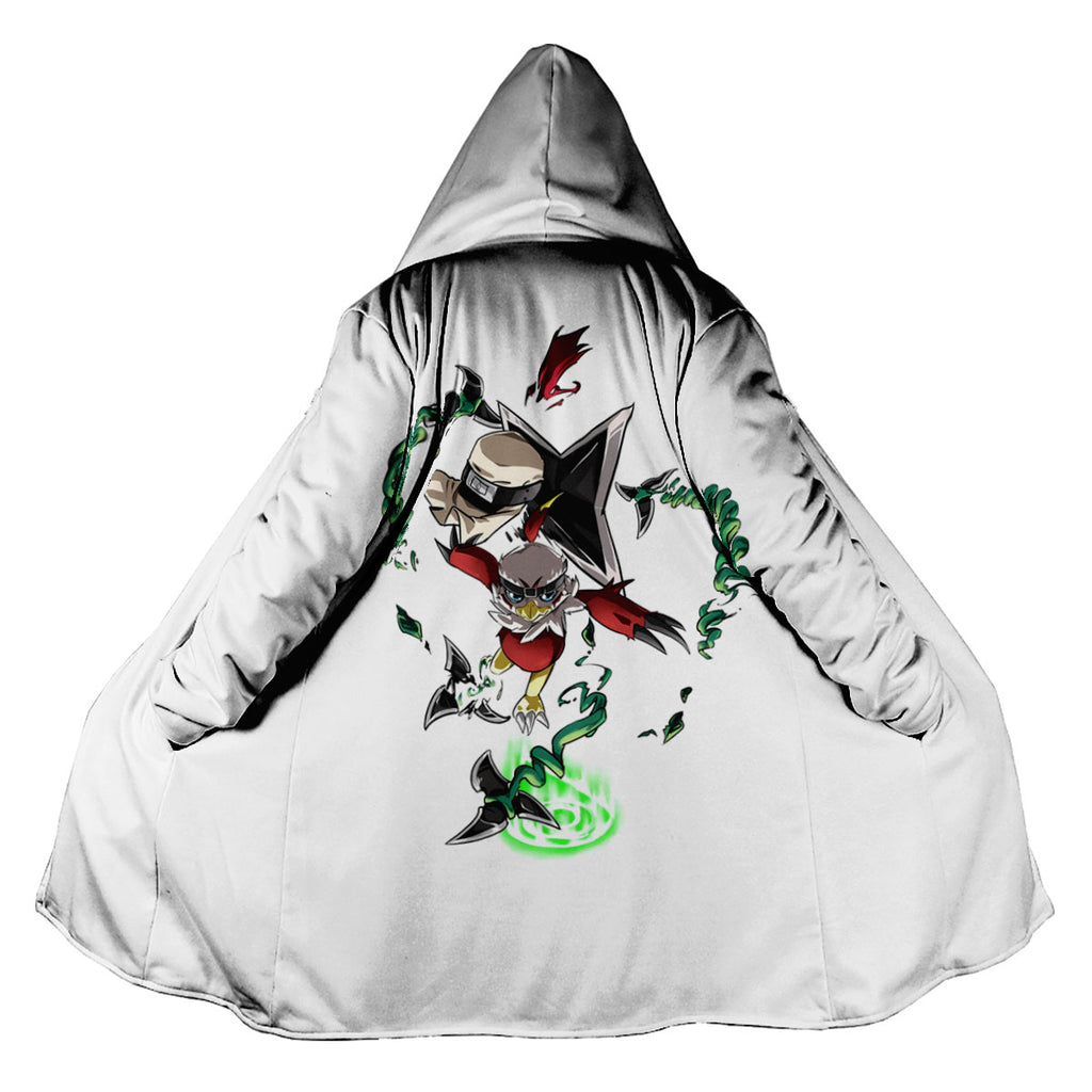 Digimon Adventure Hawkmon Green In Action Battle Anime Apparel