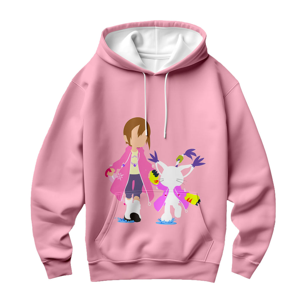 Digimon Adventure Hikari And Tailmon In Pink Anime Apparel