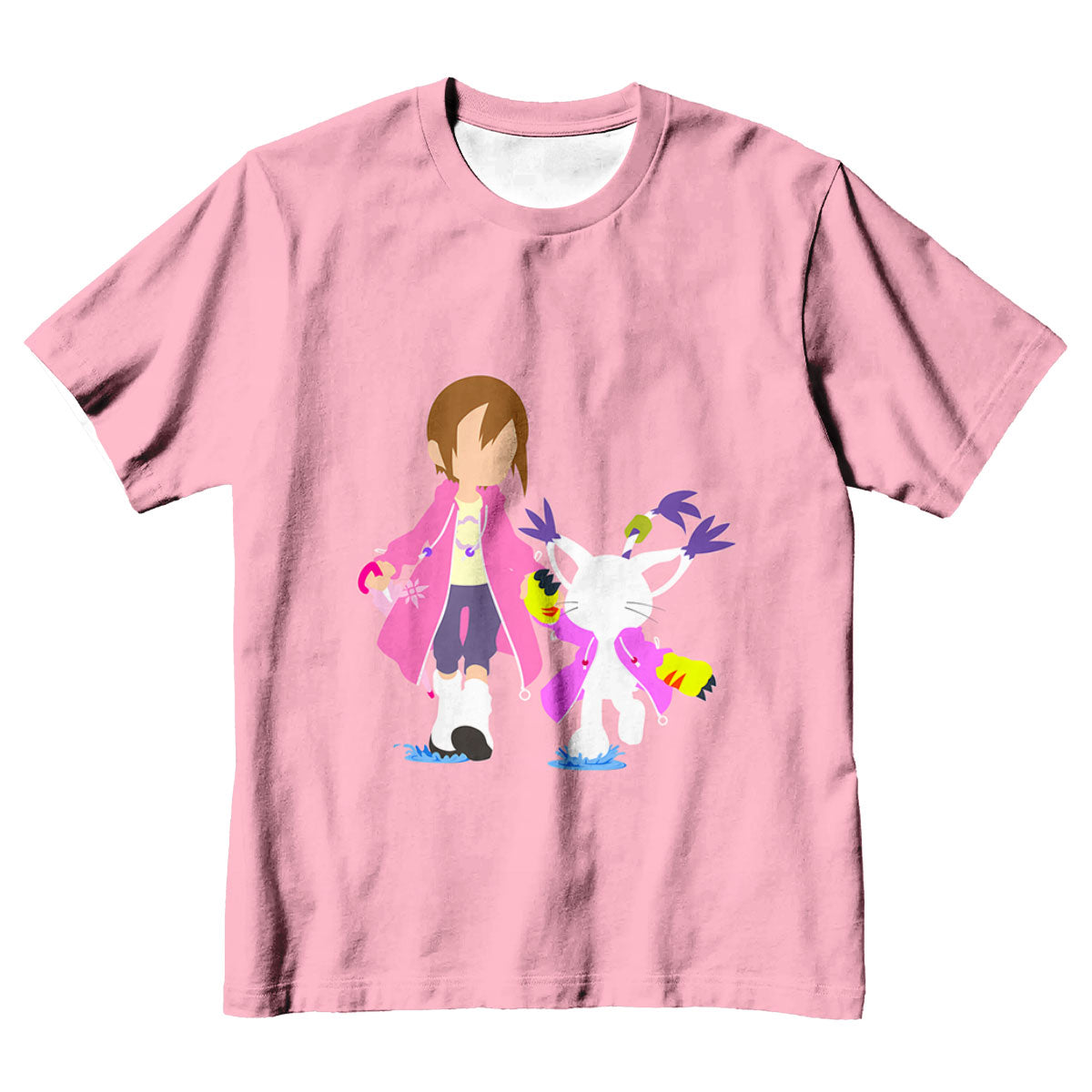 Digimon Adventure Hikari And Tailmon In Pink Anime Apparel