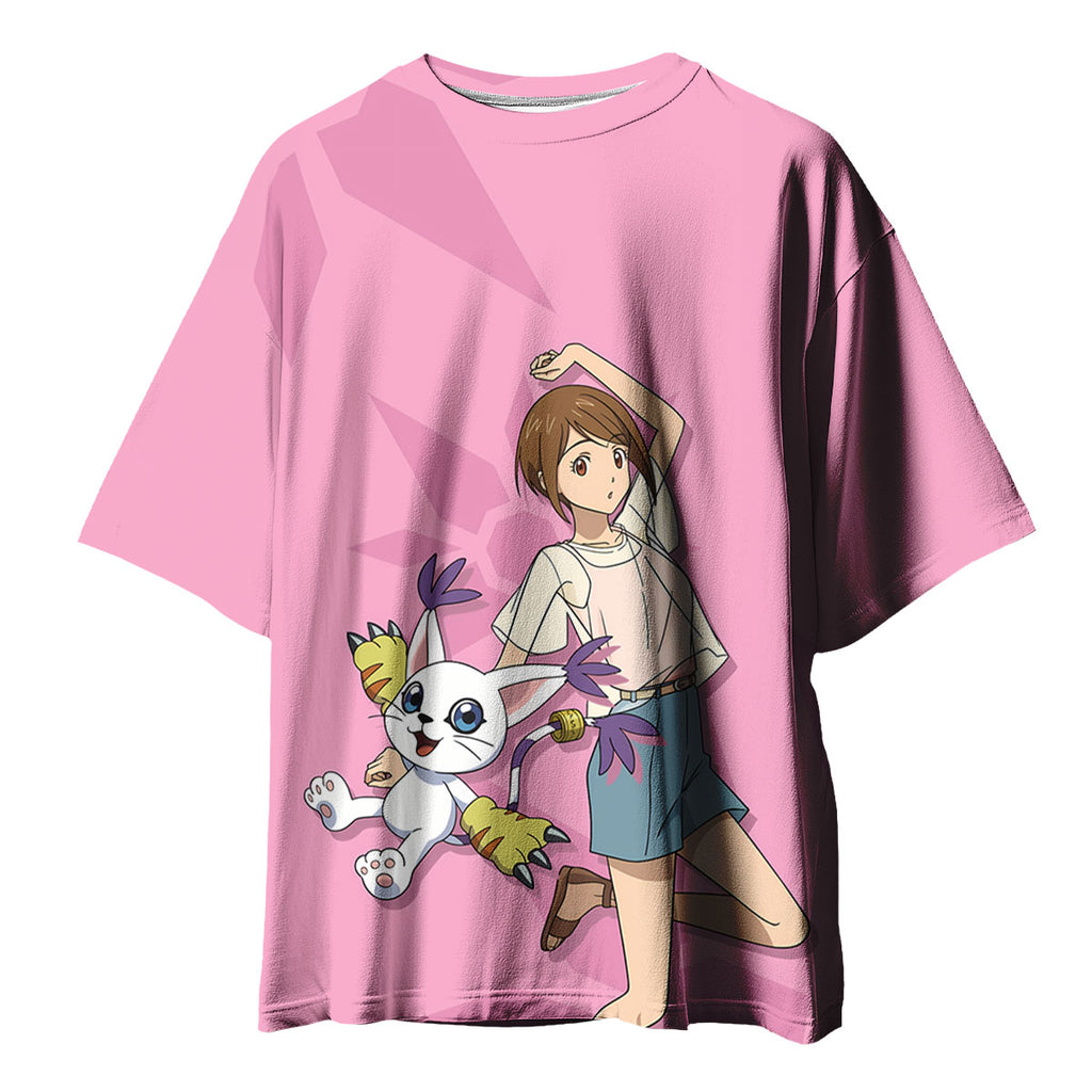 Digimon Adventure Hikari Tailmon Pink Version Anime Apparel