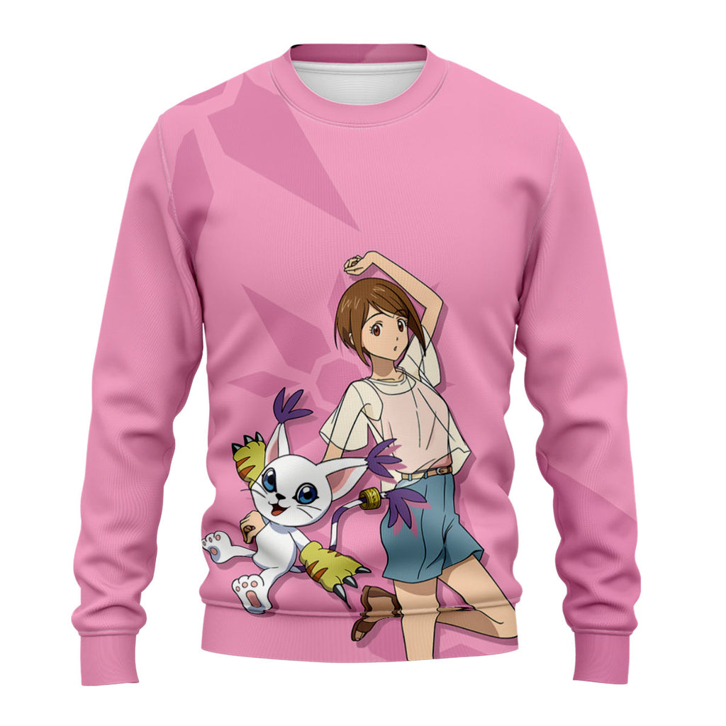 Digimon Adventure Hikari Tailmon Pink Version Anime Apparel