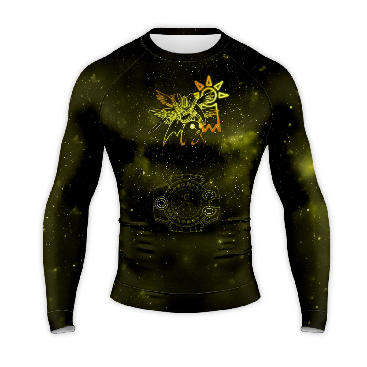 Digimon Adventure Holyangemon Yellow Hope Crest Starry Sky Anime Apparel