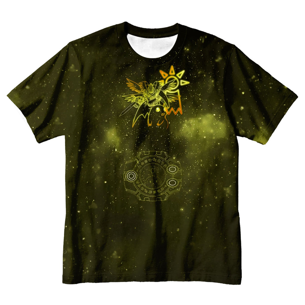 Digimon Adventure Holyangemon Yellow Hope Crest Starry Sky Anime Apparel