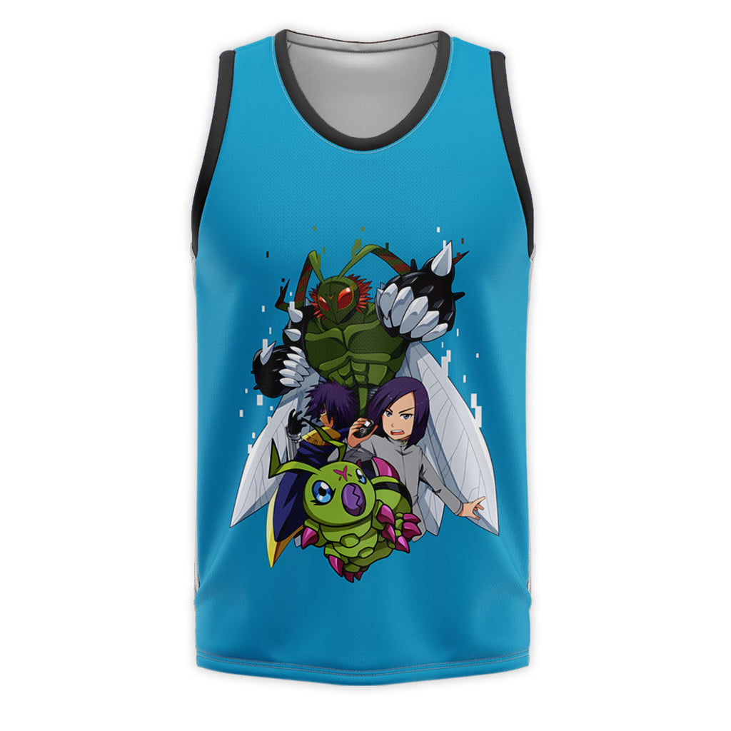 Digimon Adventure Ichijouji Ken And Blue Wormmon Digimon Adventure Anime Apparel