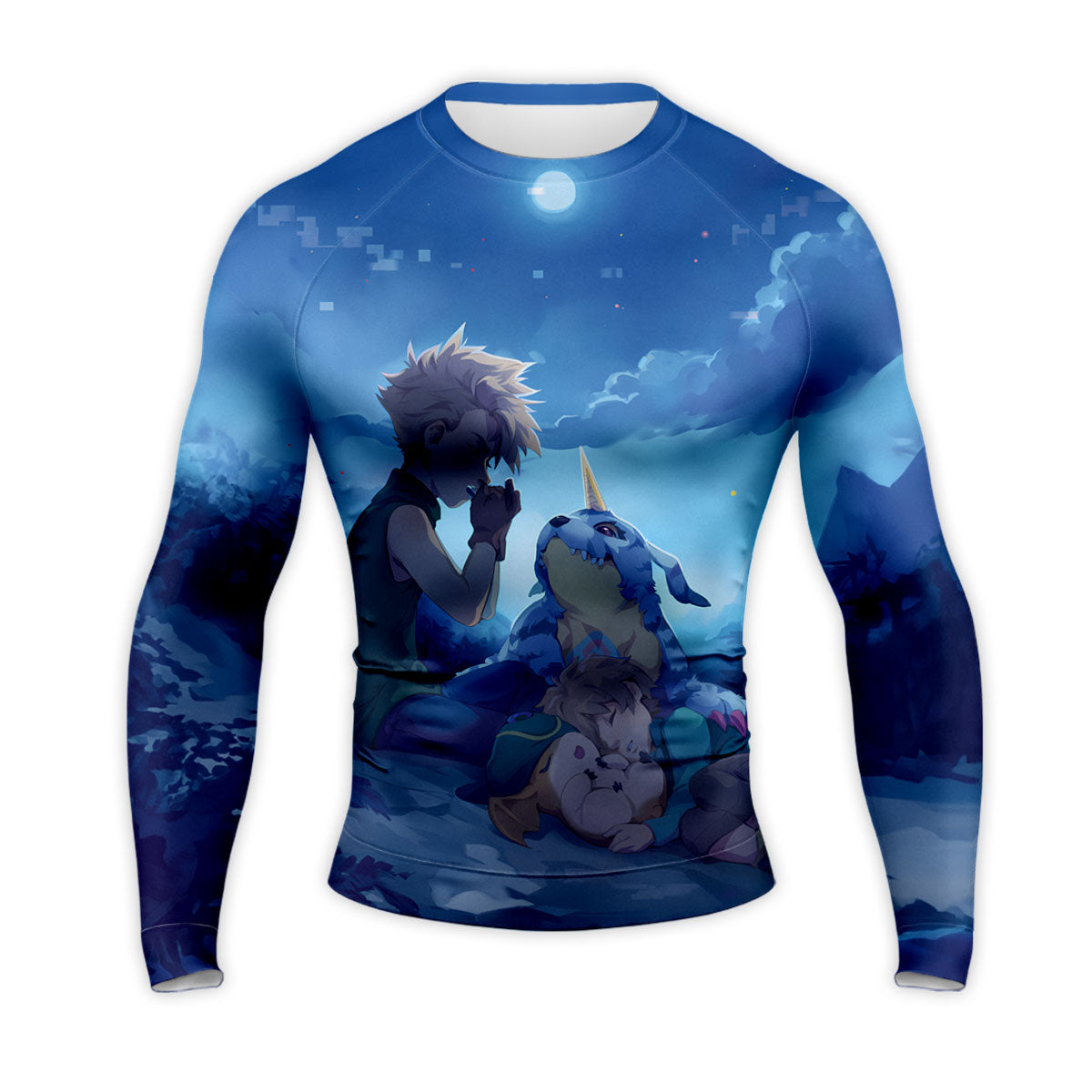 Digimon Adventure Ishida Yamato Gabumon Under Blue Moonlight Anime Apparel