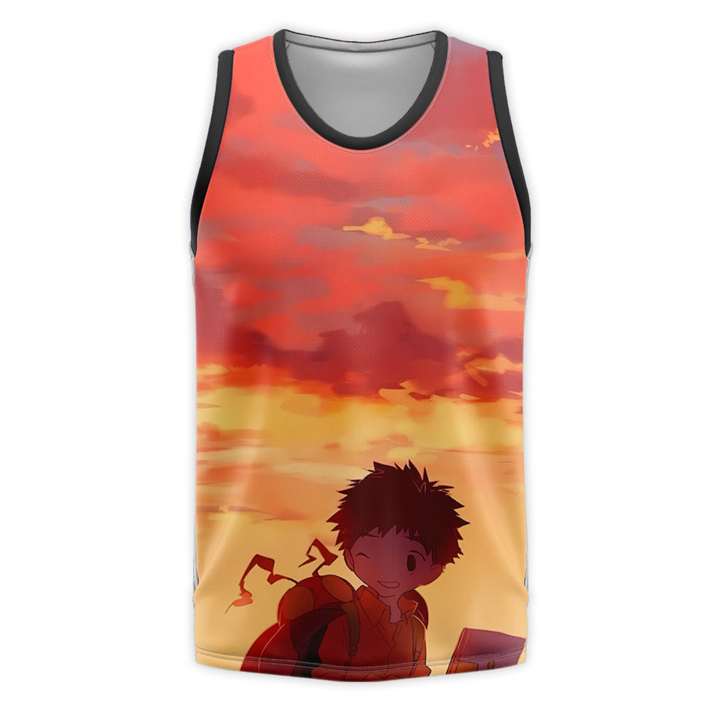 Digimon Adventure Izumi Koushirou Tentomon Under Orange Sunset Anime Apparel
